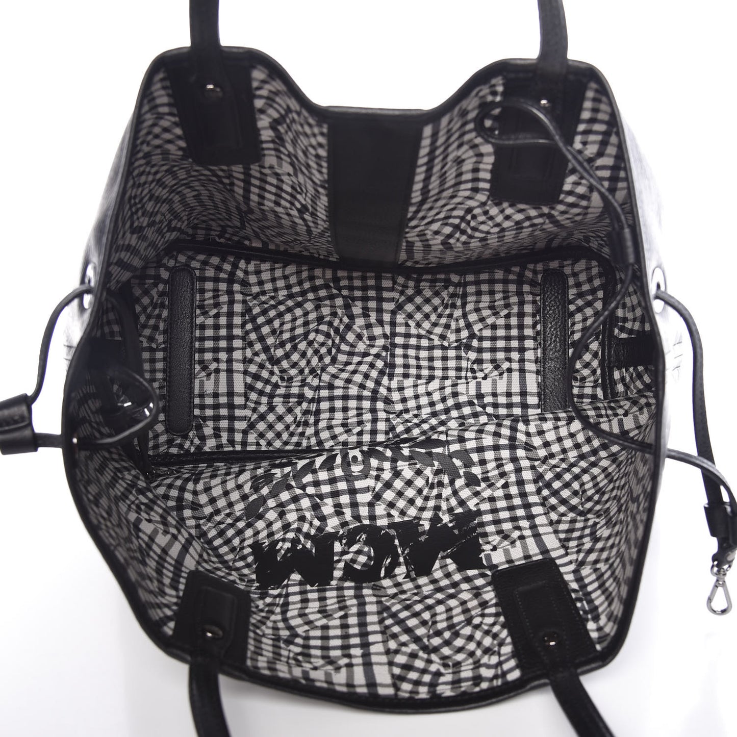 Visetos Medium Liz Reversible Shopper Tote Black