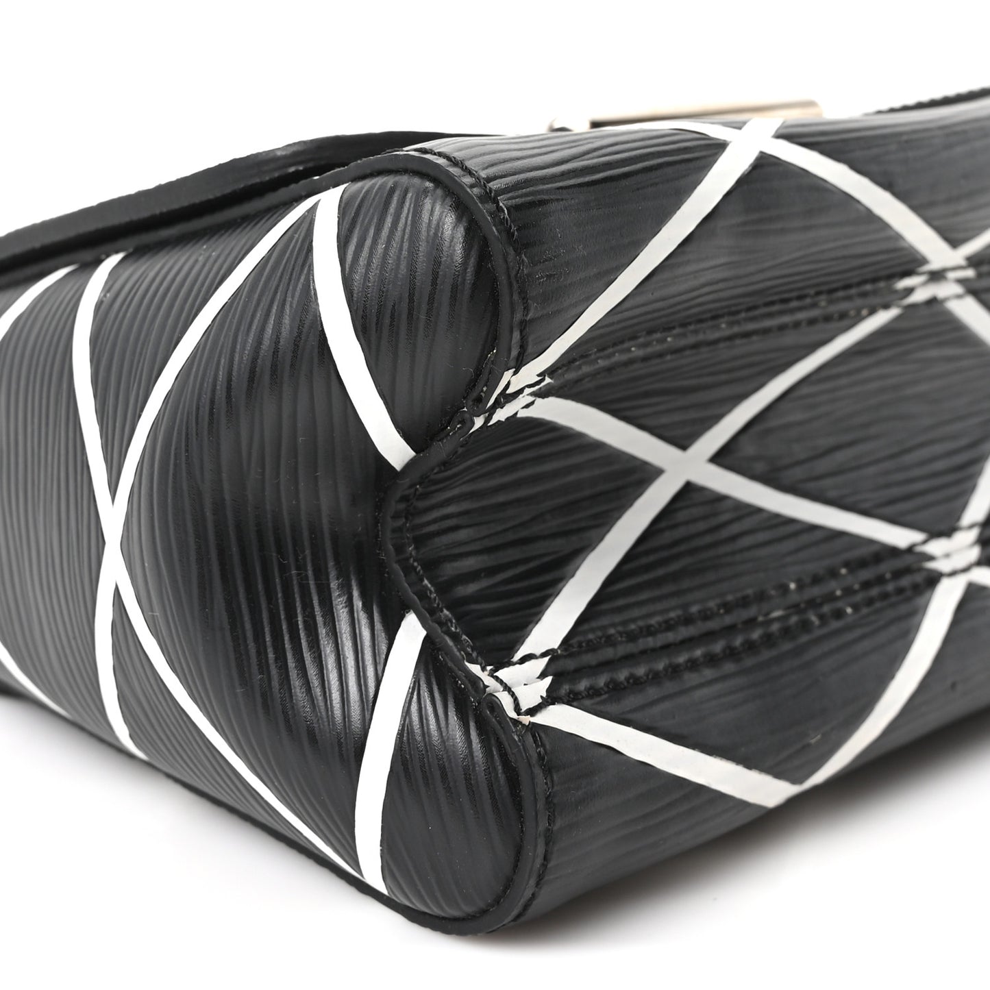 Epi Malletage Twist Shoulder Bag PM Black