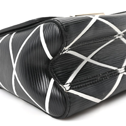 Louis Vuitton Epi Malletage Twist Shoulder Bag PM Black 8 of 9