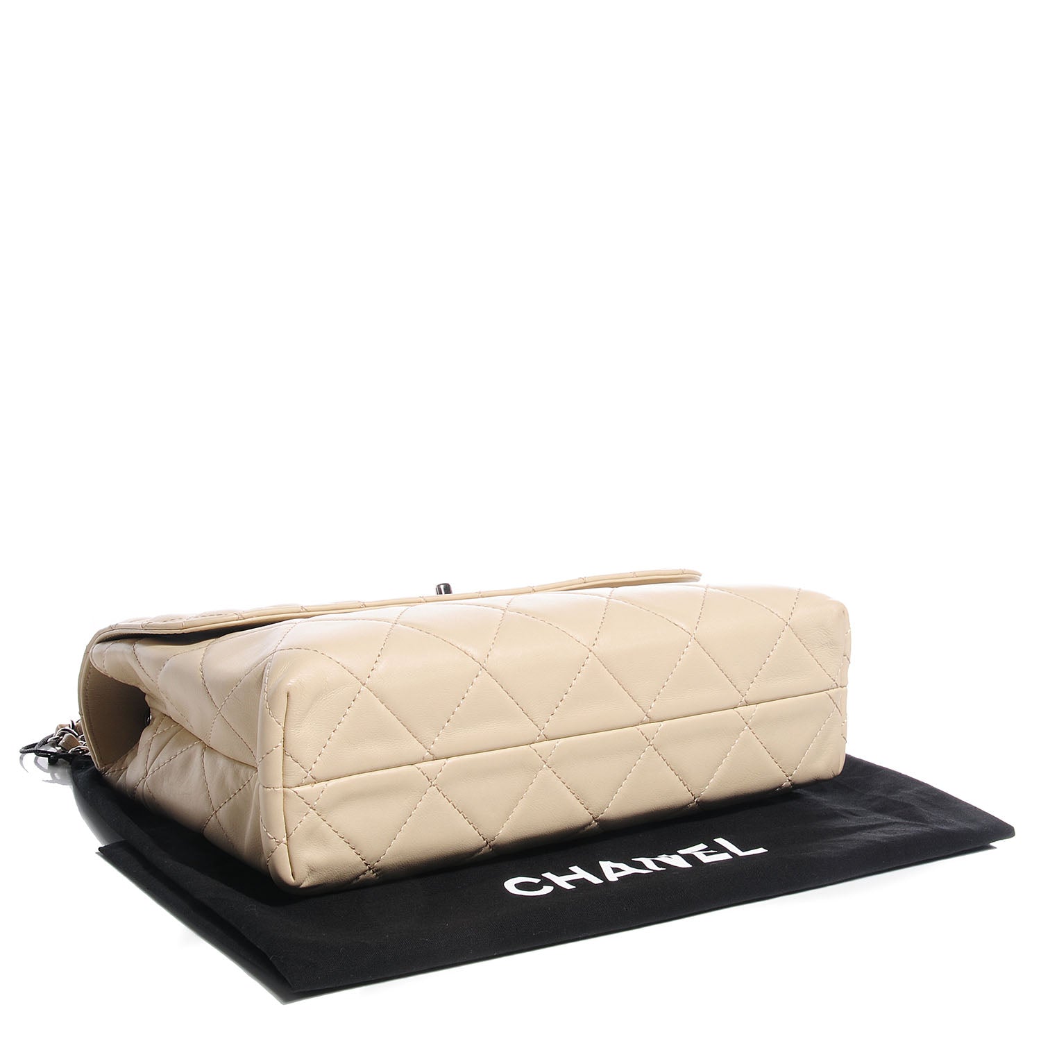 Chanel Calfskin Quilted In the Business Flap Bag Light Beige 4 of 8
