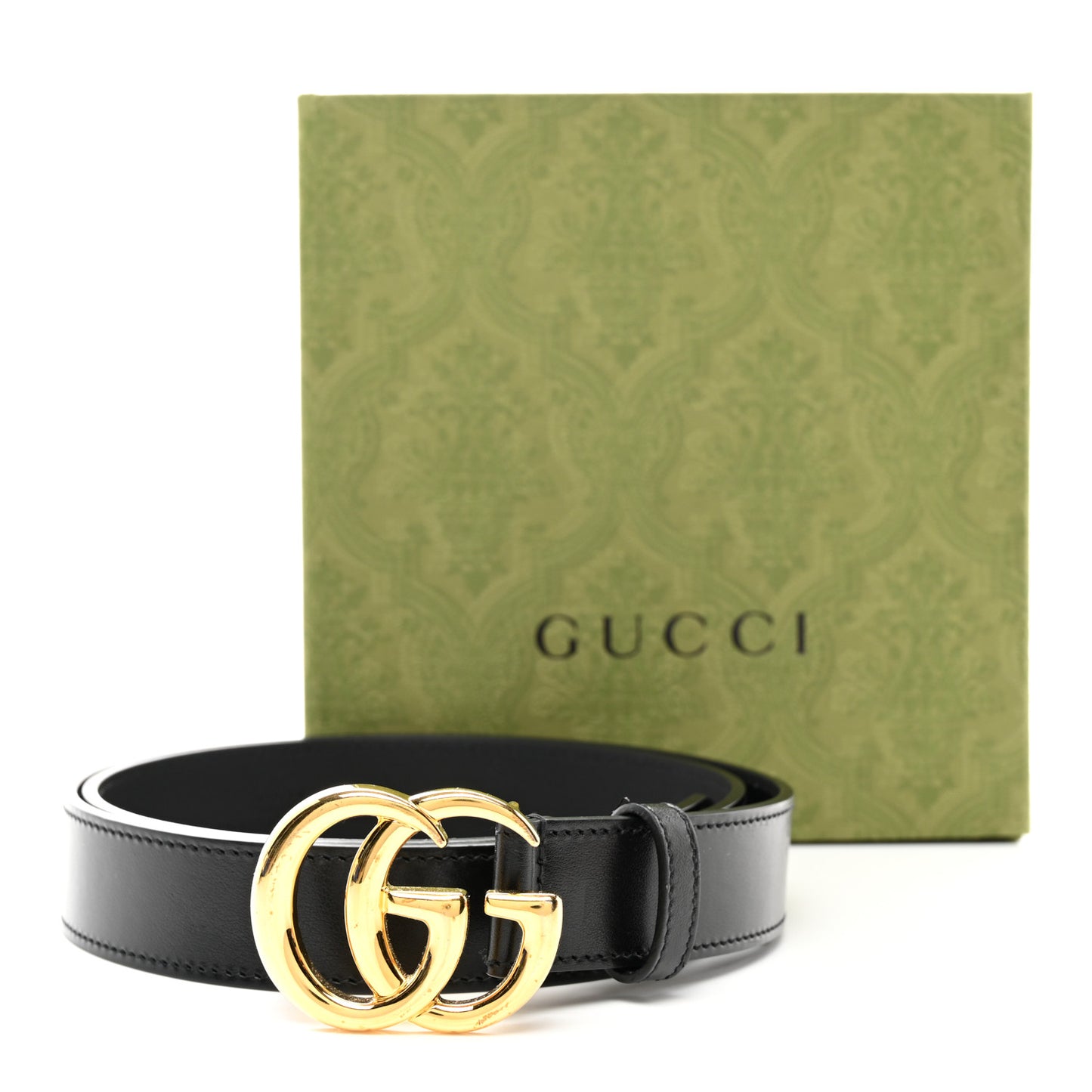 Calfskin Double G 30mm Belt 95 38 Black