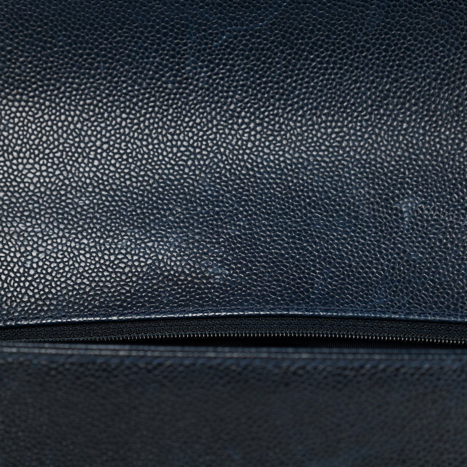 Chanel Caviar Quilted New Medium Boy Flap Dark Navy Blue 11 of 11