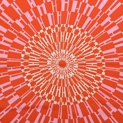 Hermes Cashmere Silk Op'H Shawl 140 Orange Rose Blanc 3 of 5