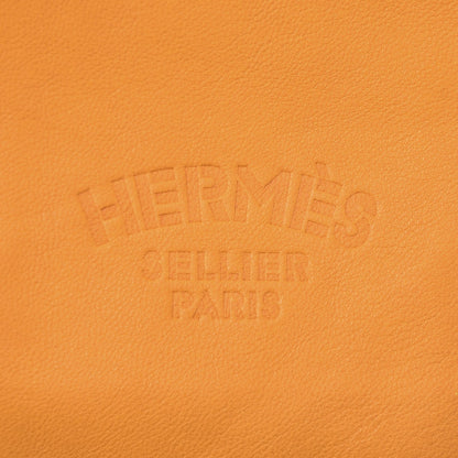 Hermes Lambskin Cashmere Shawl Moutarde 4 of 6