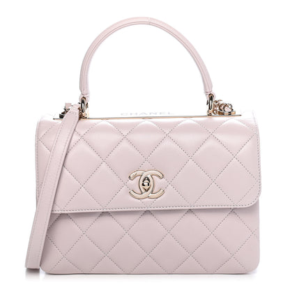 Chanel Lambskin Quilted Small Trendy CC Flap Dual Handle Bag Light Purple 1 of 6