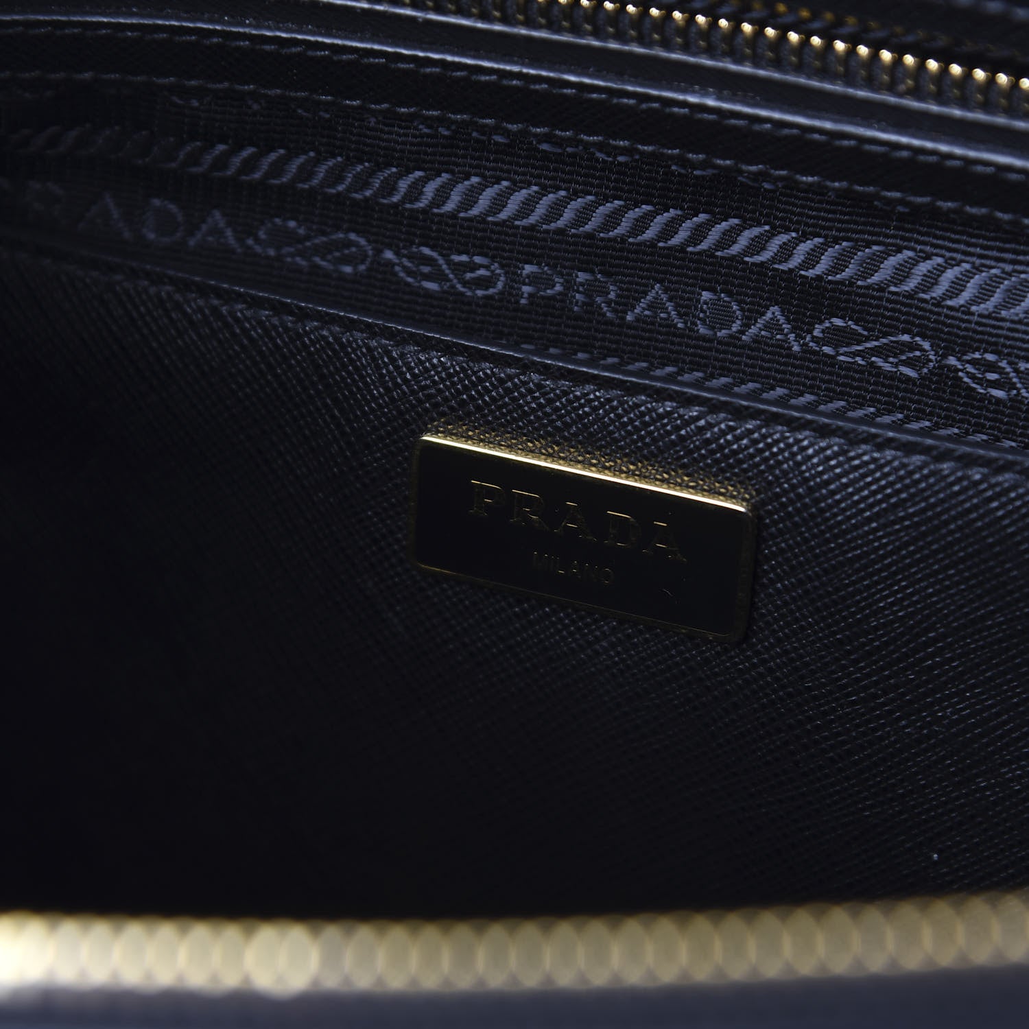 Prada Saffiano Medium Galleria Double Zip Tote Black 8 of 9