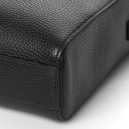 Gucci Pebbled Calfskin Briefcase Black 8 of 8