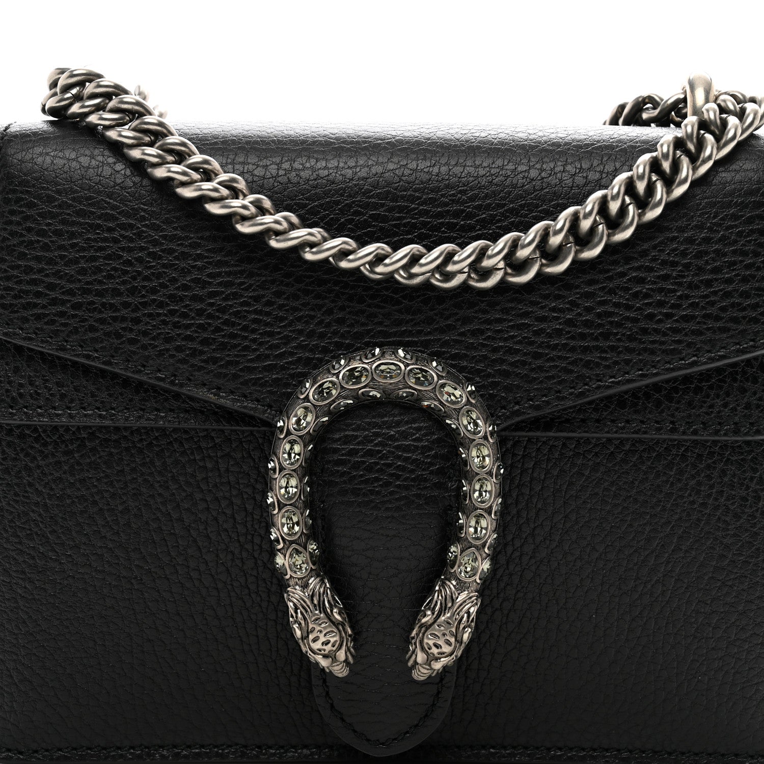 Gucci Calfskin Mini Dionysus Shoulder Bag Black 5 of 12