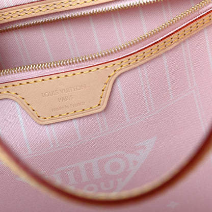Louis Vuitton Monogram Giant By The Pool Neverfull MM Light Pink 8 of 9