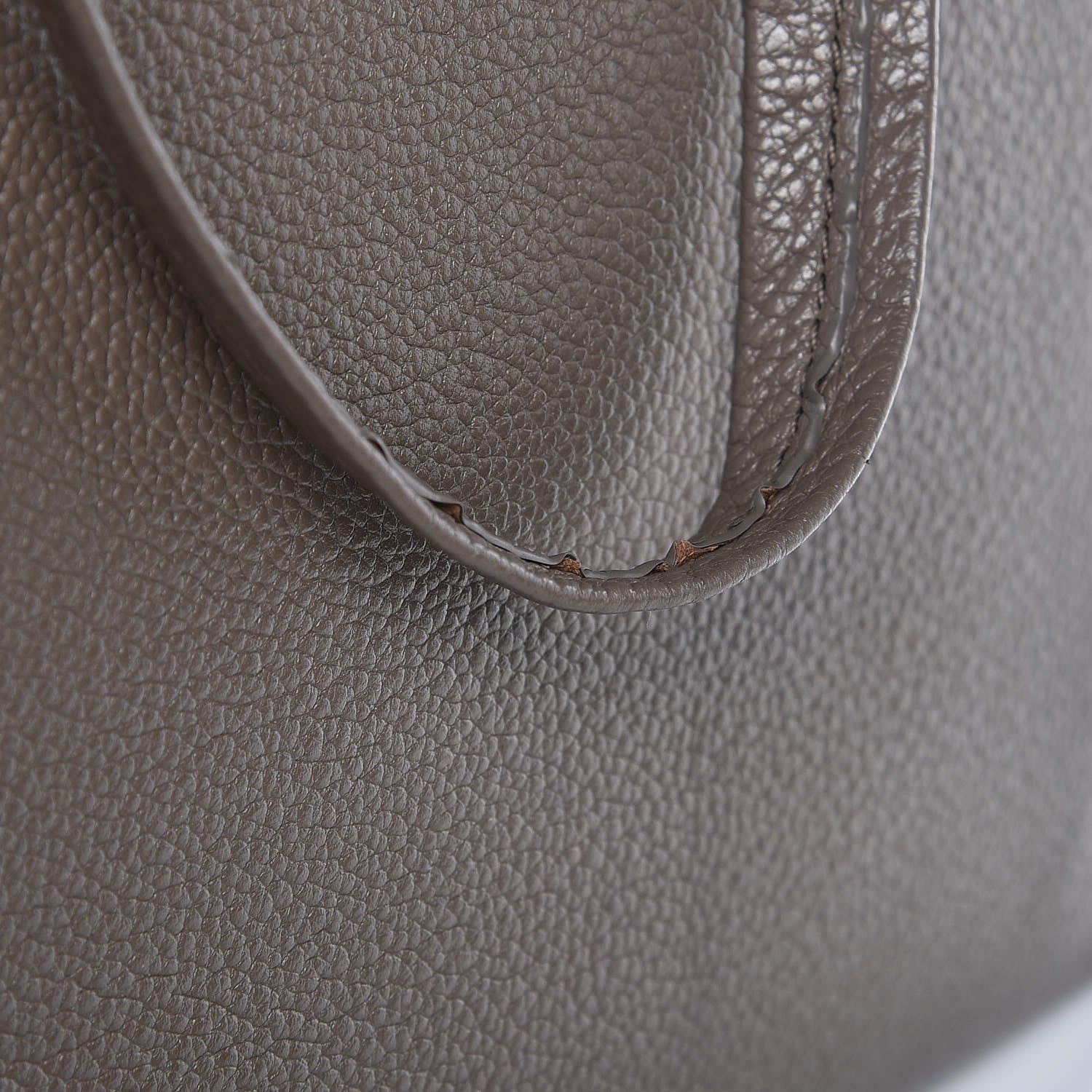 Celine Soft Grained Calfskin Small Belt Cabas Phantom Taupe 14 of 14