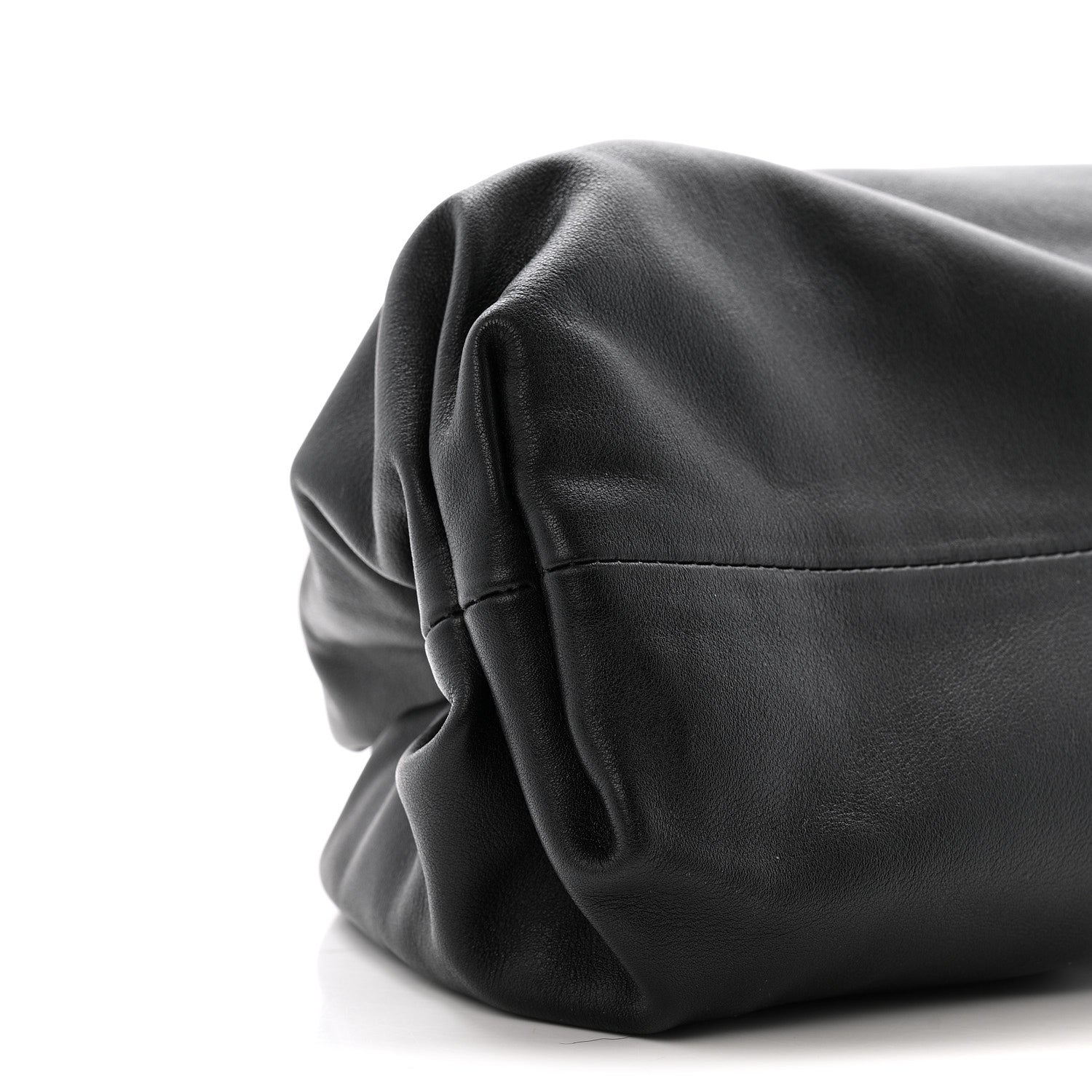 Bottega Veneta Smooth Butter Calf The Pouch Oversized Clutch Black 8 of 11