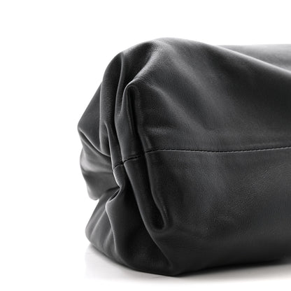 Bottega Veneta Smooth Butter Calf The Pouch Oversized Clutch Black 8 of 11