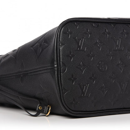 Louis Vuitton Empreinte Monogram Giant Neverfull MM Black 6 of 9