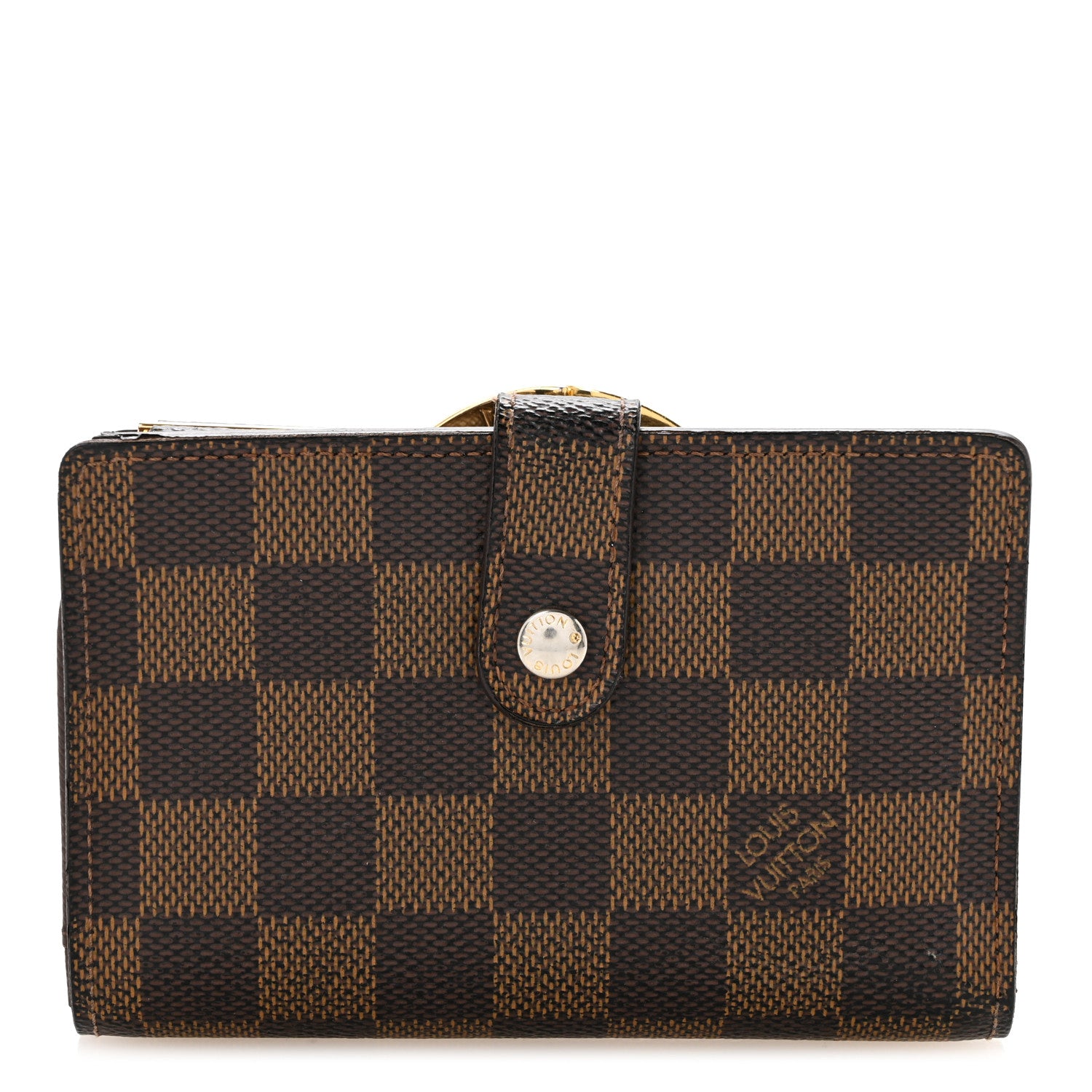 Louis Vuitton Damier Ebene French Purse Wallet 1 of 10