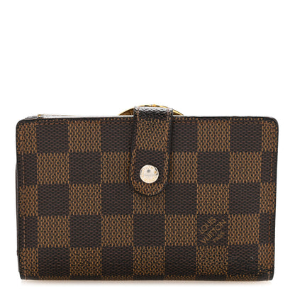 Louis Vuitton Damier Ebene French Purse Wallet 1 of 10