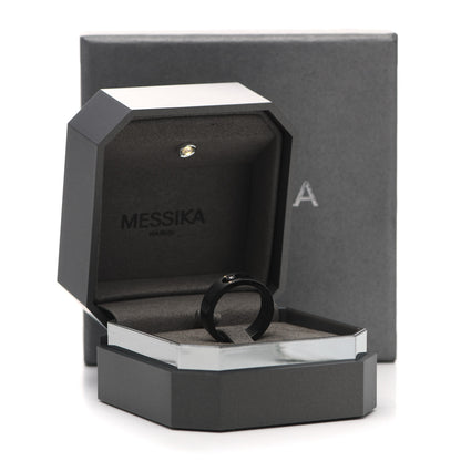 Messika Titanium Black Diamond Move Ring 58 8.25 7 of 7