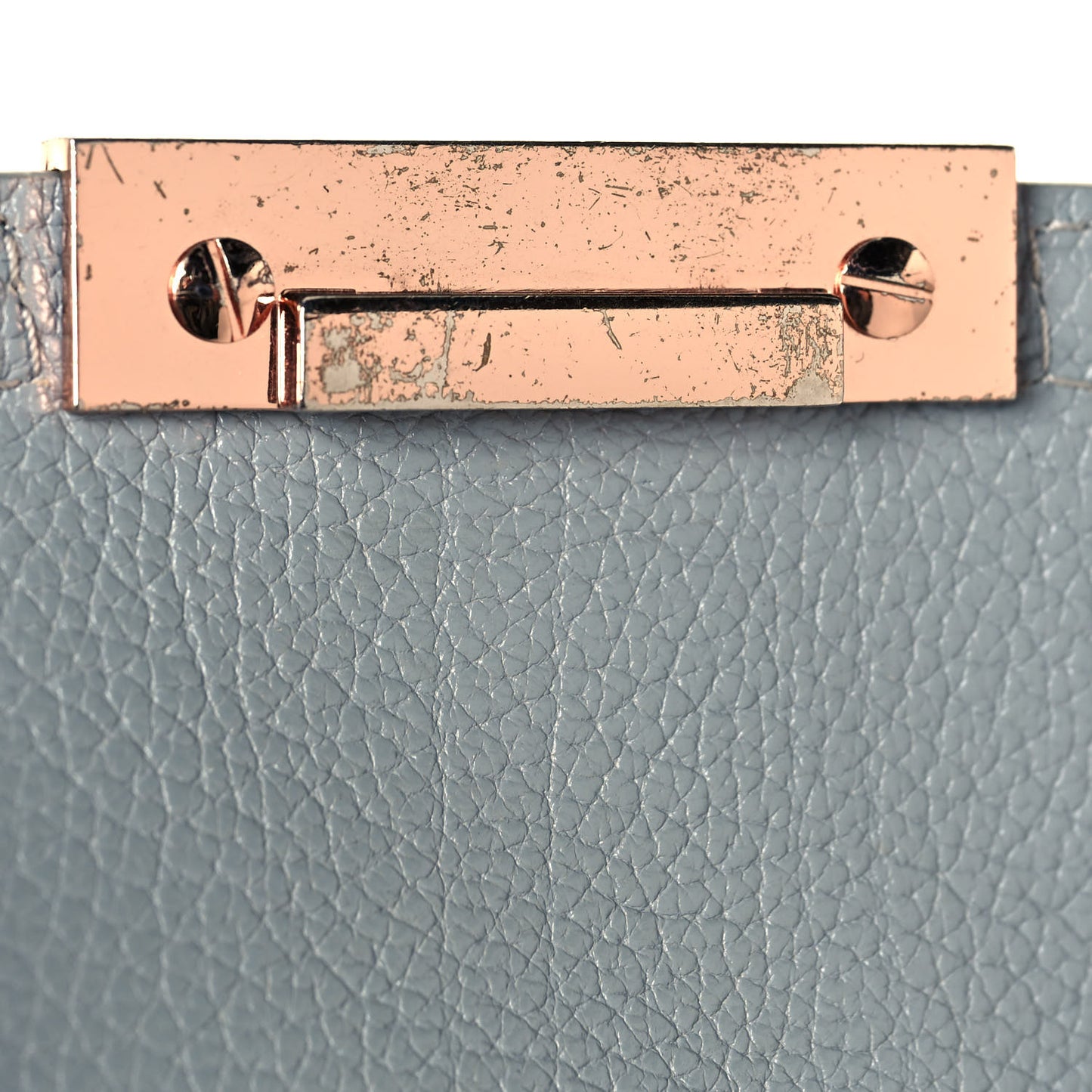 Calfskin Small Marion Tote Mercury Rose Gold Hardware