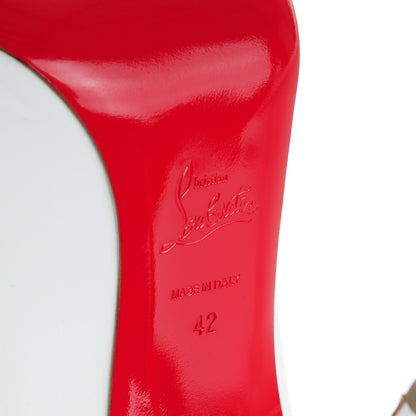 Christian Louboutin Patent Decollete 554 100 Pumps 42 White 6 of 8