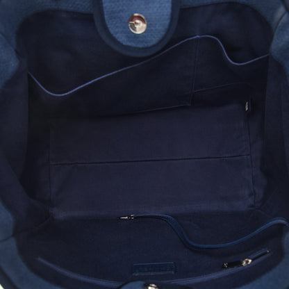 Chanel Canvas Medium Deauville Tote Blue 10 of 10