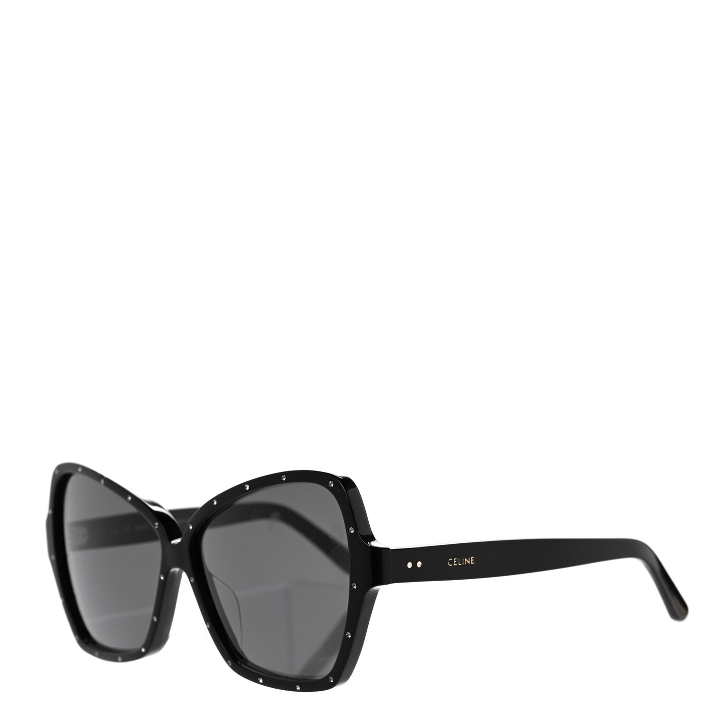 Acetate Crystal Sunglasses CL4066FS Black