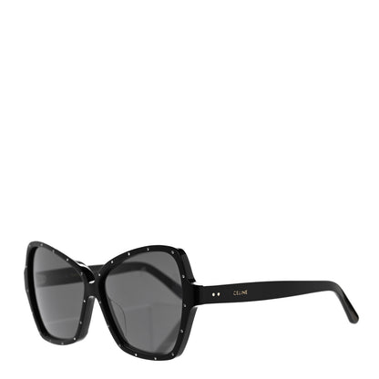 Celine Acetate Crystal Sunglasses CL4066FS Black 1 of 6
