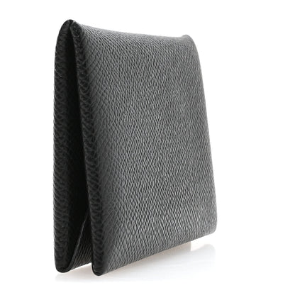 Hermes Epsom Calvi Card Case Black 3 of 8