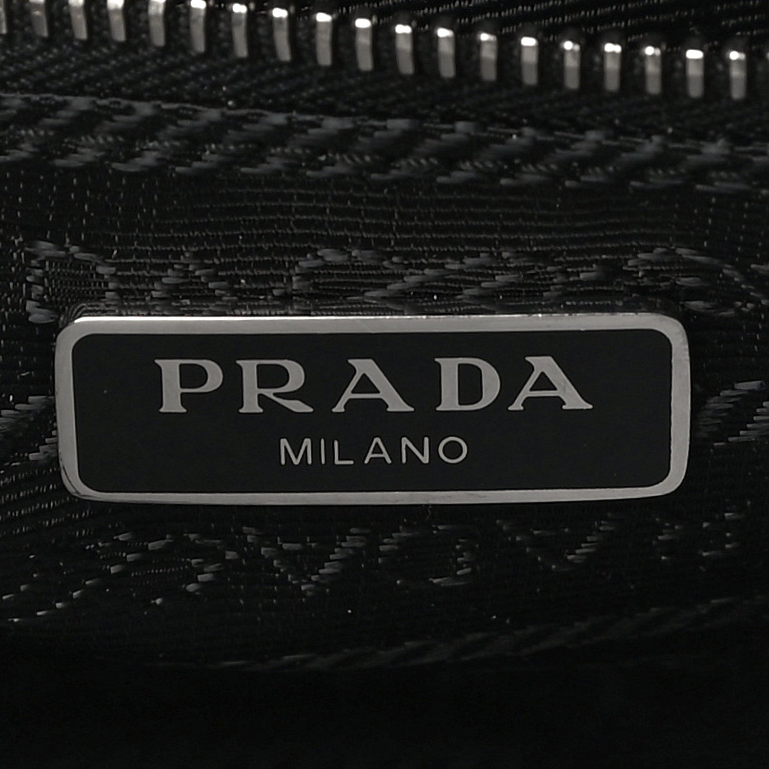 Prada Nylon Tessuto Impuntu Quilted Chain Crossbody Black 5 of 8