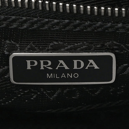 Prada Nylon Tessuto Impuntu Quilted Chain Crossbody Black 5 of 8