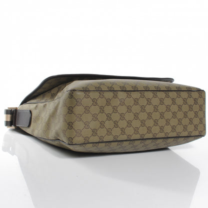 Gucci Monogram Medium Flap Messenger Bag Beige 4 of 8