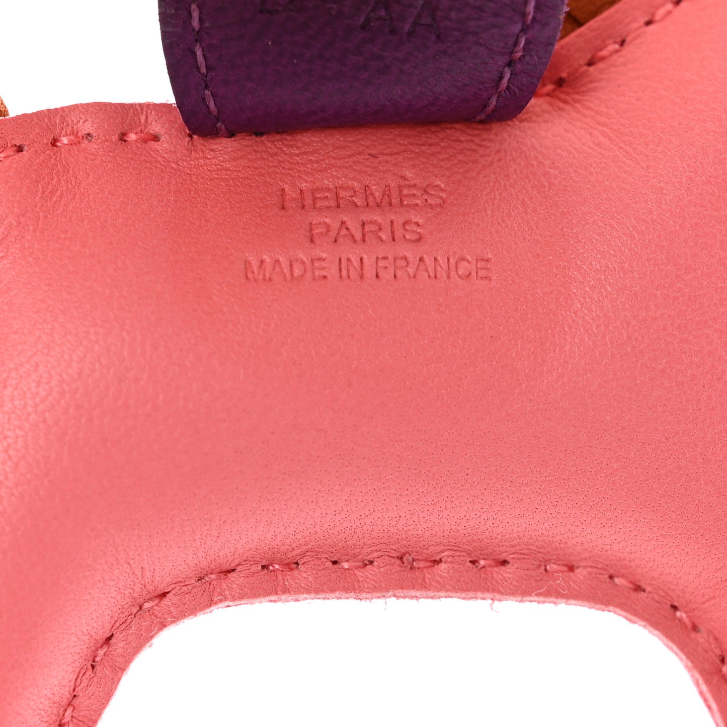 Milo Lambskin Grigri Rodeo Horse Bag Charm PM Rose Azalee Gold Anemone