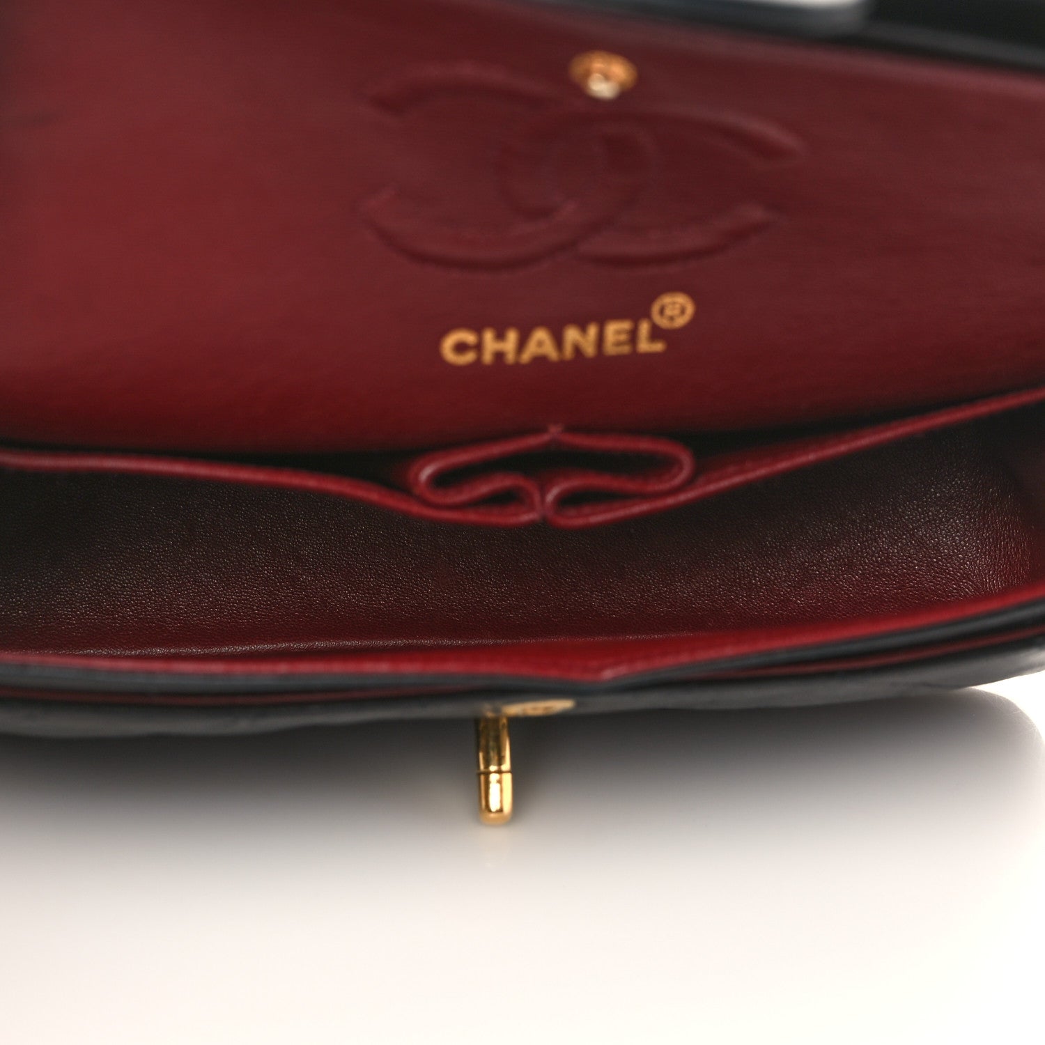 Chanel Lambskin Quilted Small Double Flap Black 5 of 9