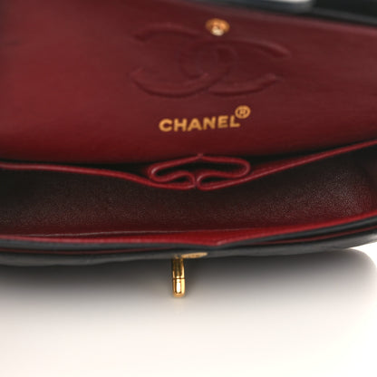 Chanel Lambskin Quilted Small Double Flap Black 5 of 9