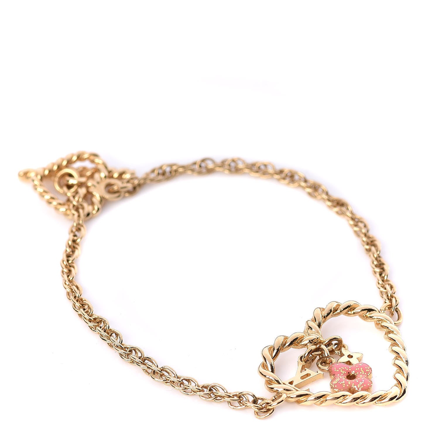 Louis Vuitton Sweet Monogram In My Heart Bracelet Gold 1 of 4