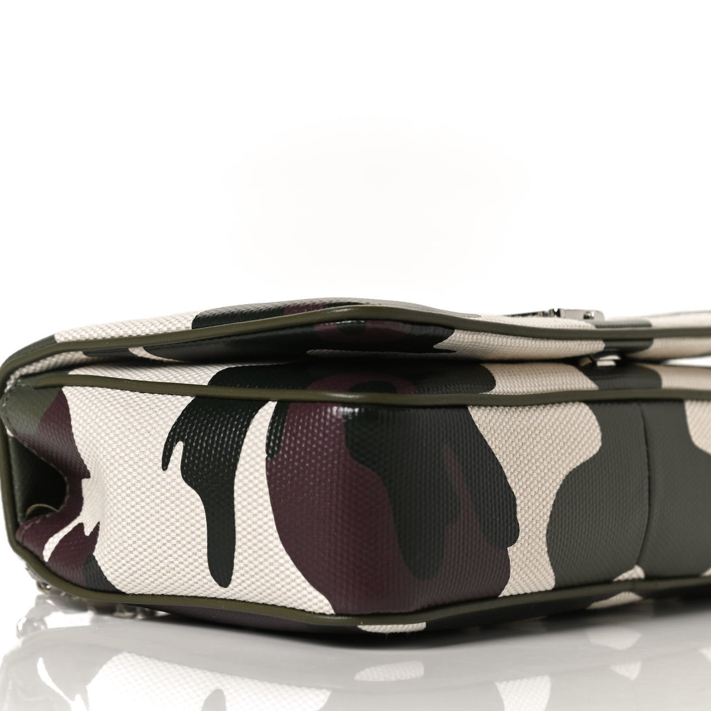 Coated Canvas Camouflage Print Small Lola Bag Multicolor