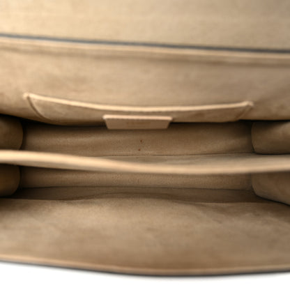 Fendi Vitello Liberty Bi-Color FF 1974 Embossed Chain Strap Kan U Shoulder Bag Black Maya 5 of 10