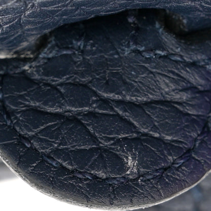 Hermes Taurillon Clemence Amazone Evelyne TPM Bleu Nuit Bleu Indigo 7 of 16