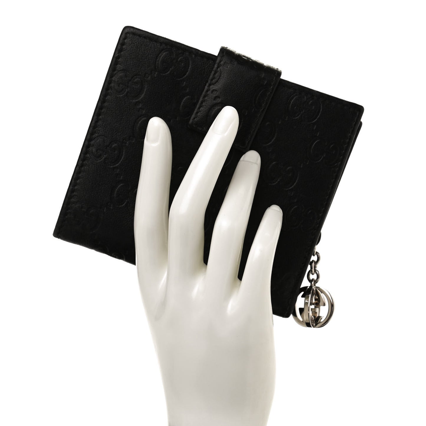 Guccissima Twins French Wallet Black