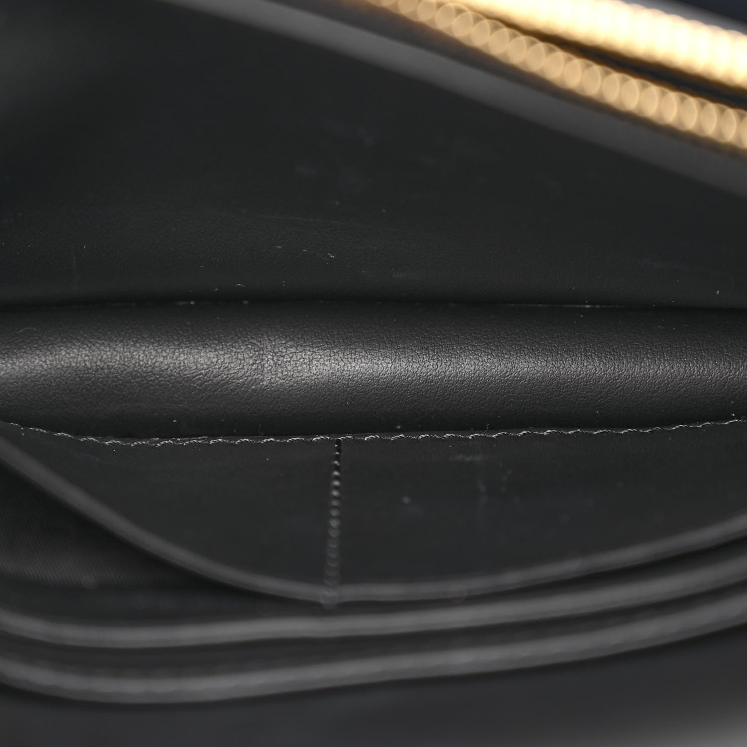 Burberry Metallic Calfskin Small Madison Buckle Bag Gold 5 of 15