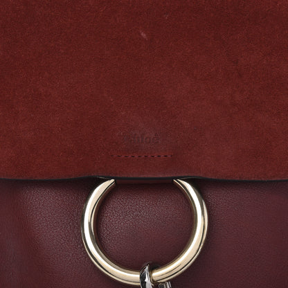 Chloe Suede Calfskin Medium Faye Backpack Sienna Red 15 of 18