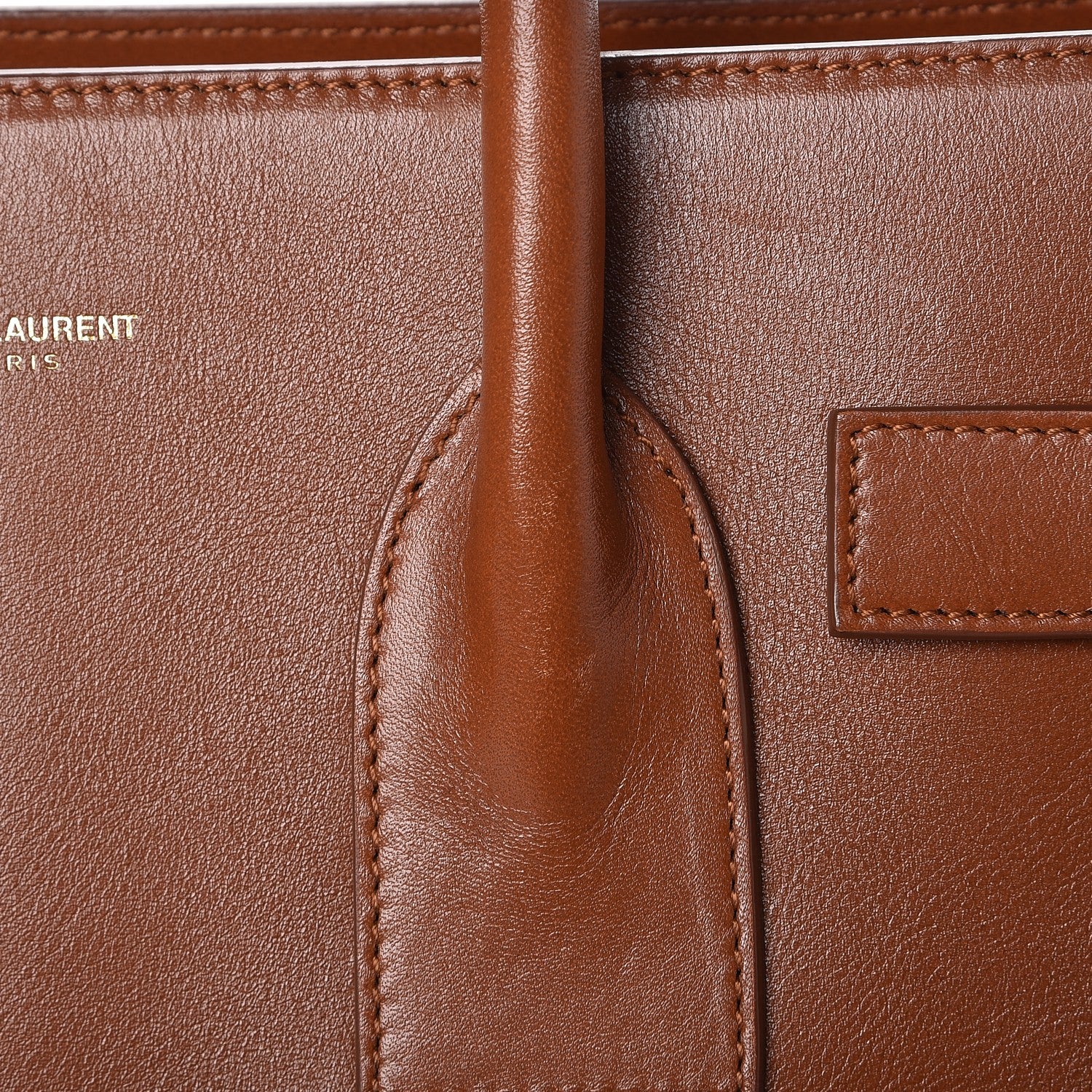 Saint Laurent Calfskin Small Sac De Jour Cotto 9 of 9