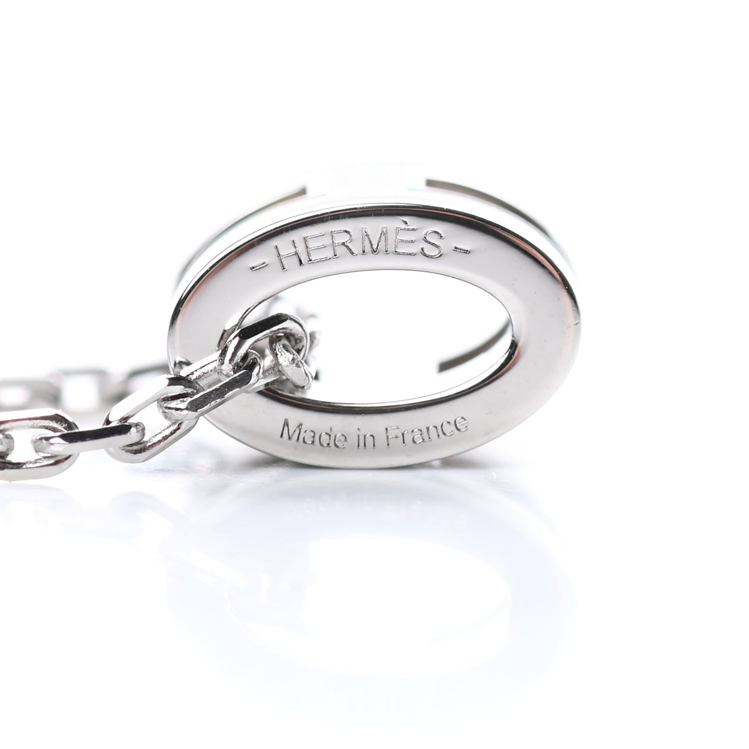 Hermes Lacquered Palladium Mini Pop H Pendant Necklace Bleu Fonce 4 of 6