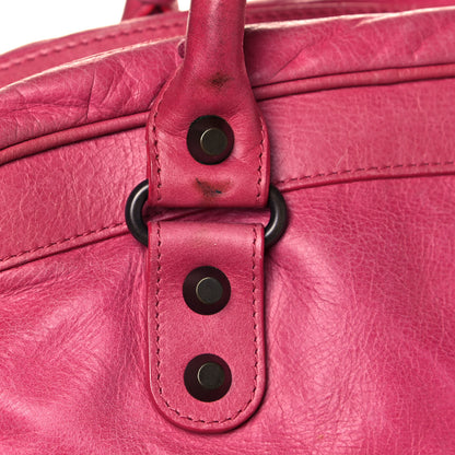 Balenciaga Agneau Classic Hardware Day Hobo Rose Hortensia 17 of 22