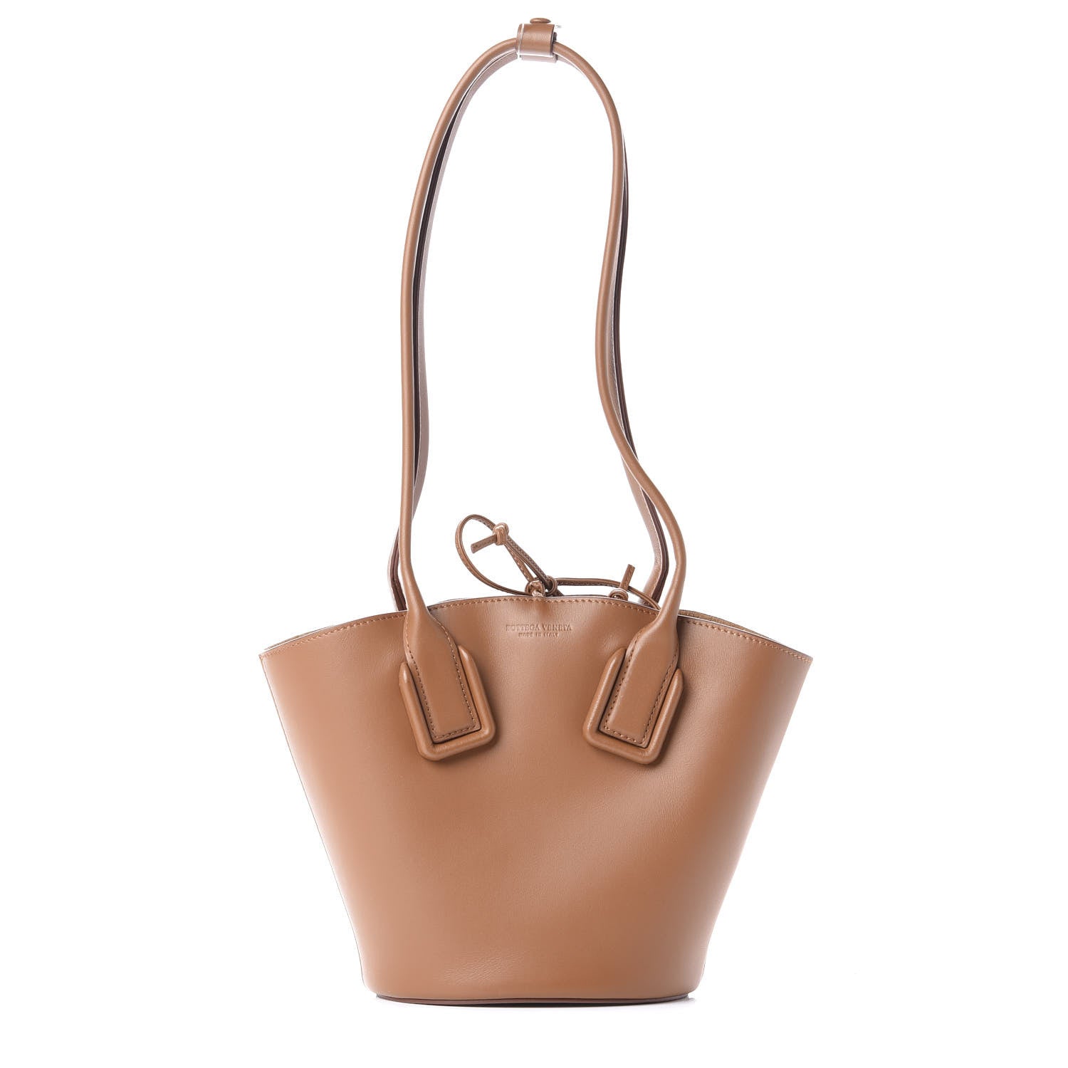 Bottega Veneta Calfskin Small Basket Tote Clay 1 of 9