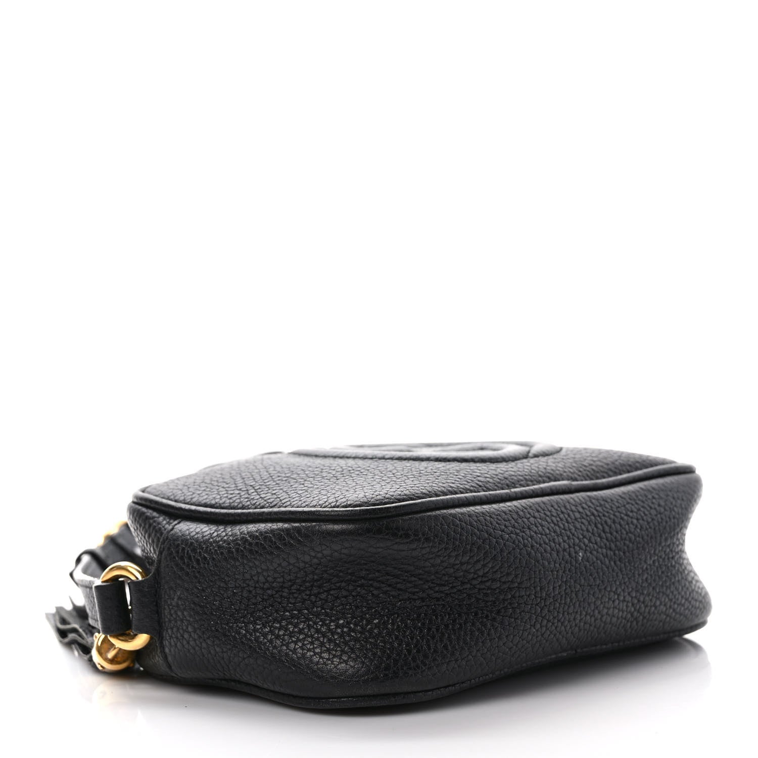 Gucci Pebbled Calfskin Mini Soho Disco Bag Black 4 of 12