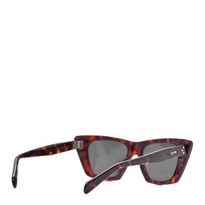 Celine Acetate Cat Eye Sunglasses CL40187I Dark Havana 4 of 7