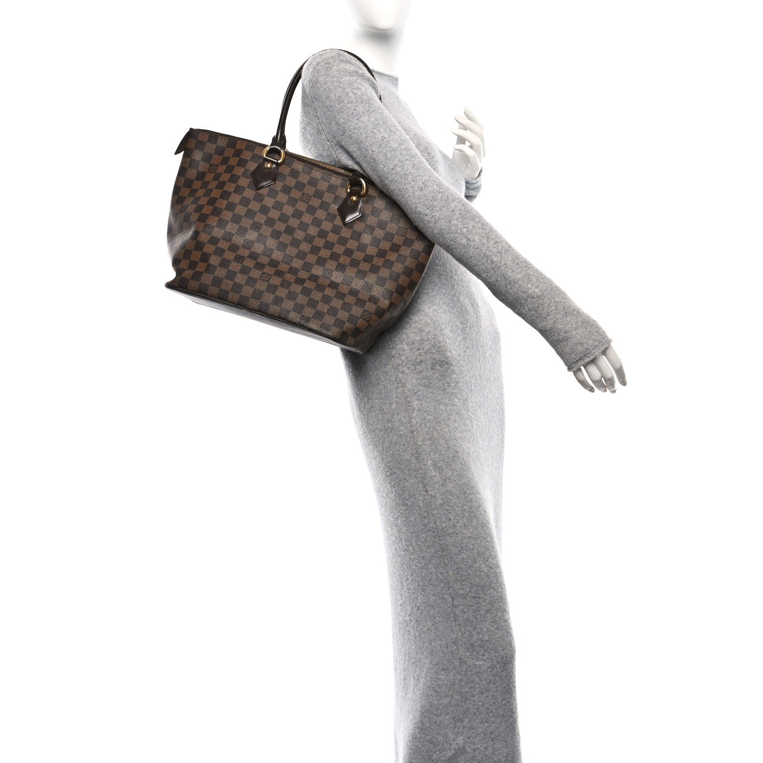 Louis Vuitton Damier Ebene Saleya MM 2 of 10