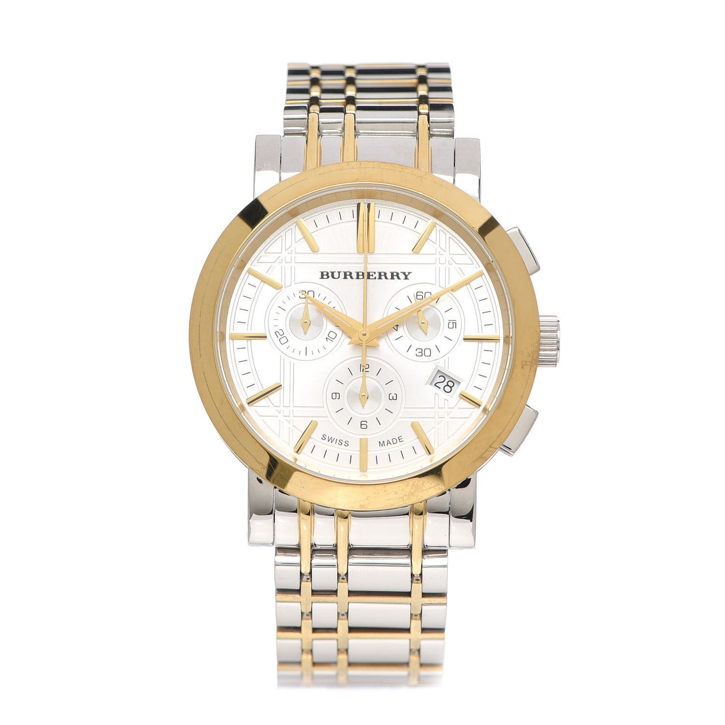 Stainless Steel 40mm Heritage Chronograph Quartz Watch BU1374