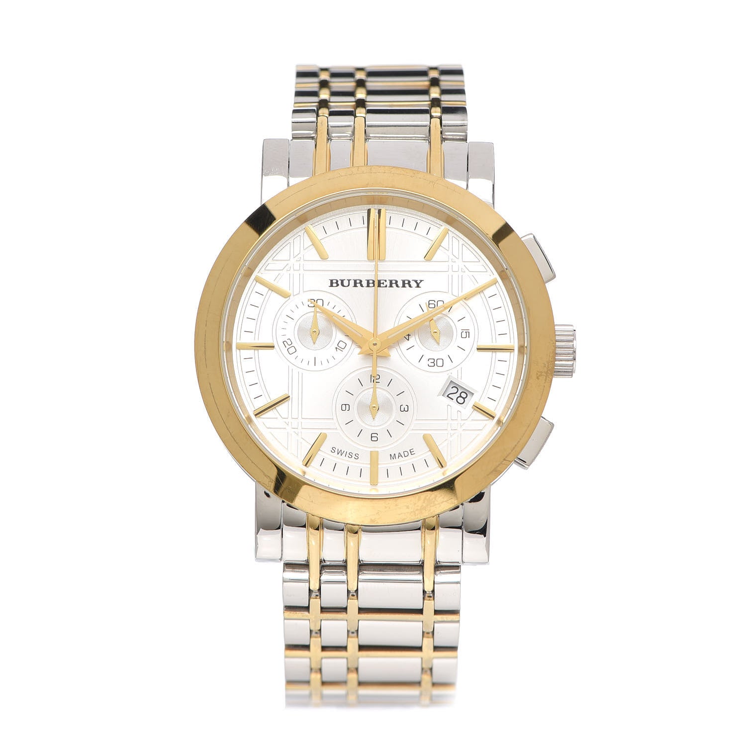 Burberry Stainless Steel 40mm Heritage Chronograph Quartz Watch BU1374 1 of 6