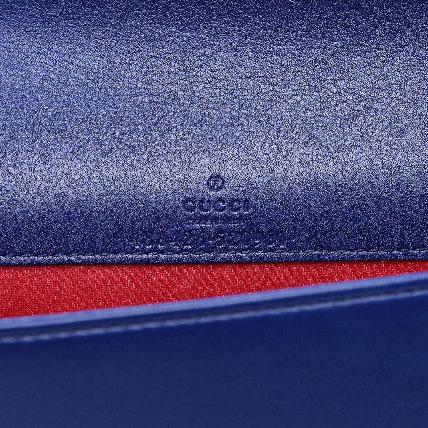 Gucci Velvet Matelasse GG Marmont Mini Bag Cobalt Blue 5 of 12