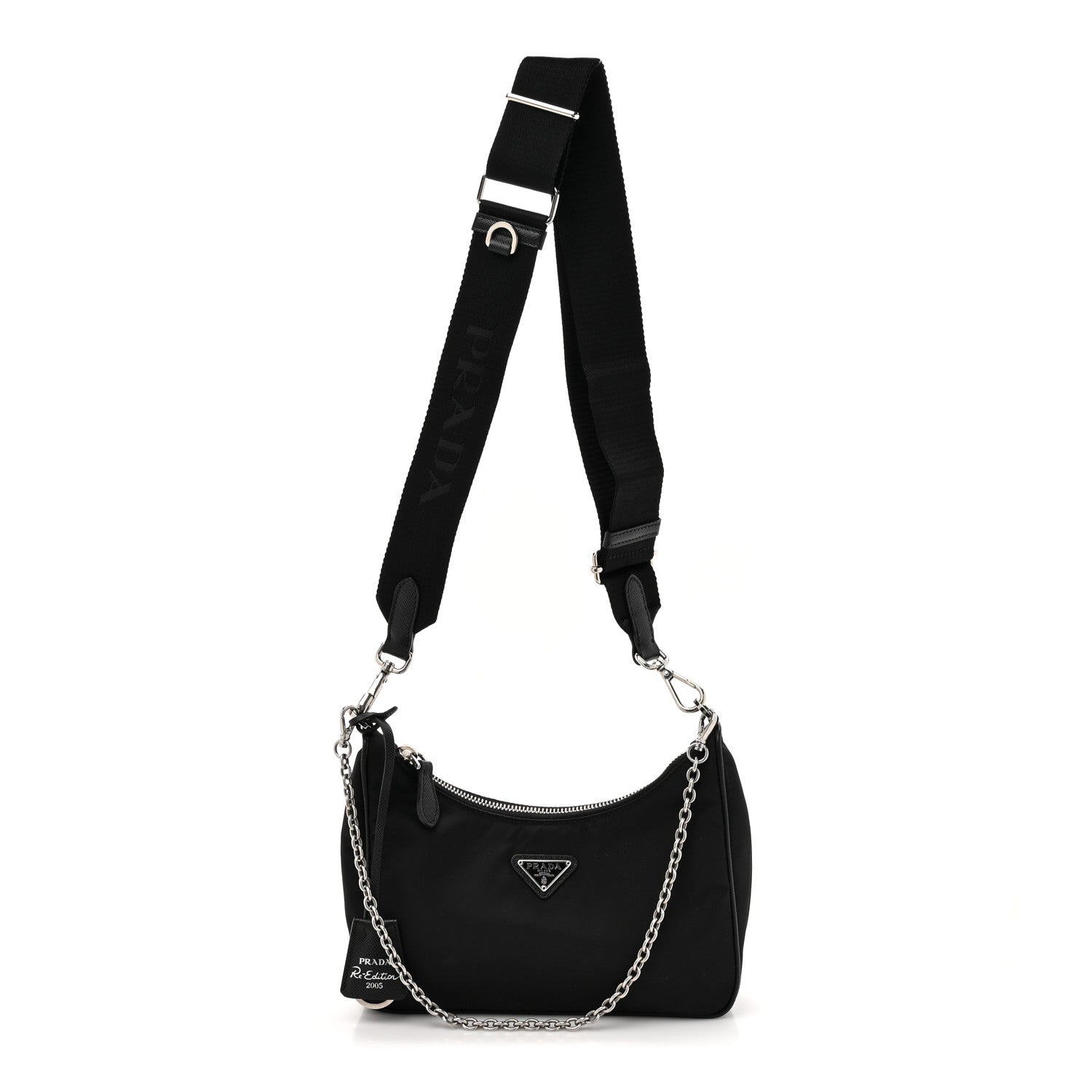 Prada Nylon Re-Edition 2005 Shoulder Bag Black 1 of 12